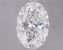 2.00ct Oval Lab Grown Diamond (Colour E, Clarity VVS1, IGI Certified)
