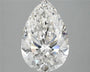 2.97ct Pear Lab Grown Diamond (Colour E, Clarity VVS2, IGI Certified)