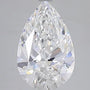 3.50ct Pear Lab Grown Diamond (Colour E, Clarity VS1, IGI Certified)